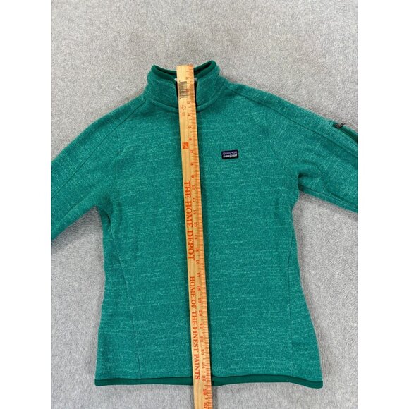Patagonia Better Sweater‎ 1/4 Zip Midweight Pullover (Women's Small) Green - Picture 9 of 11